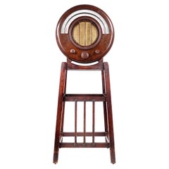 1934 EKCO AD65 sur pied d'origine, design Wells Coates