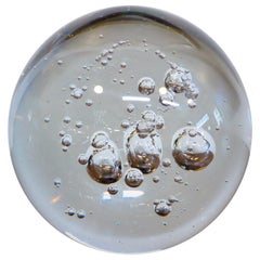 Alfredo Barbini Murano Glass Sphere
