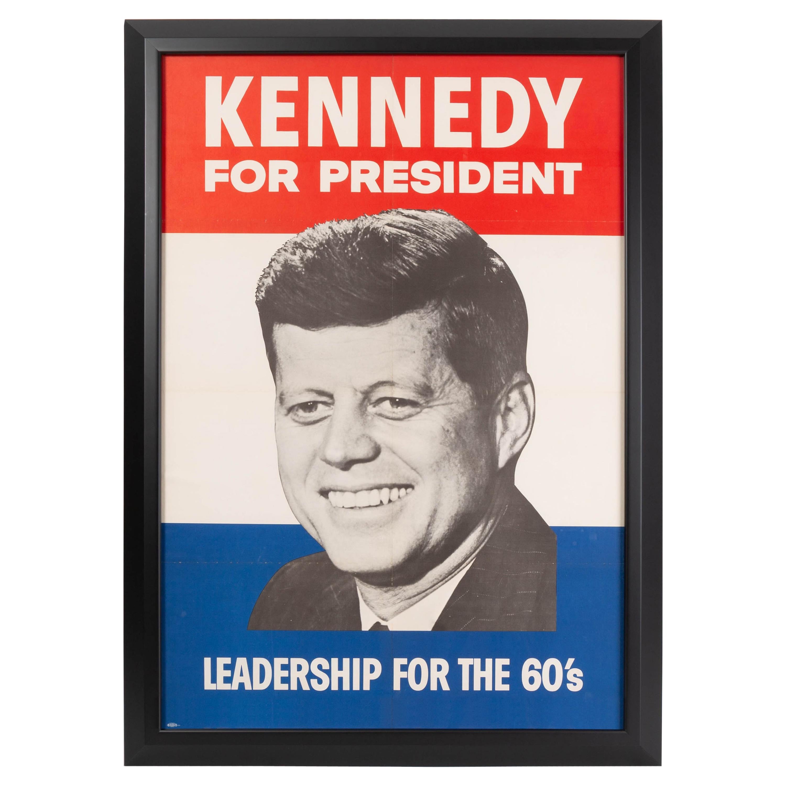 "Kennedy for President" Original Presidential Campaign Poster, 1960