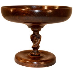 19th Century English Oak Compote