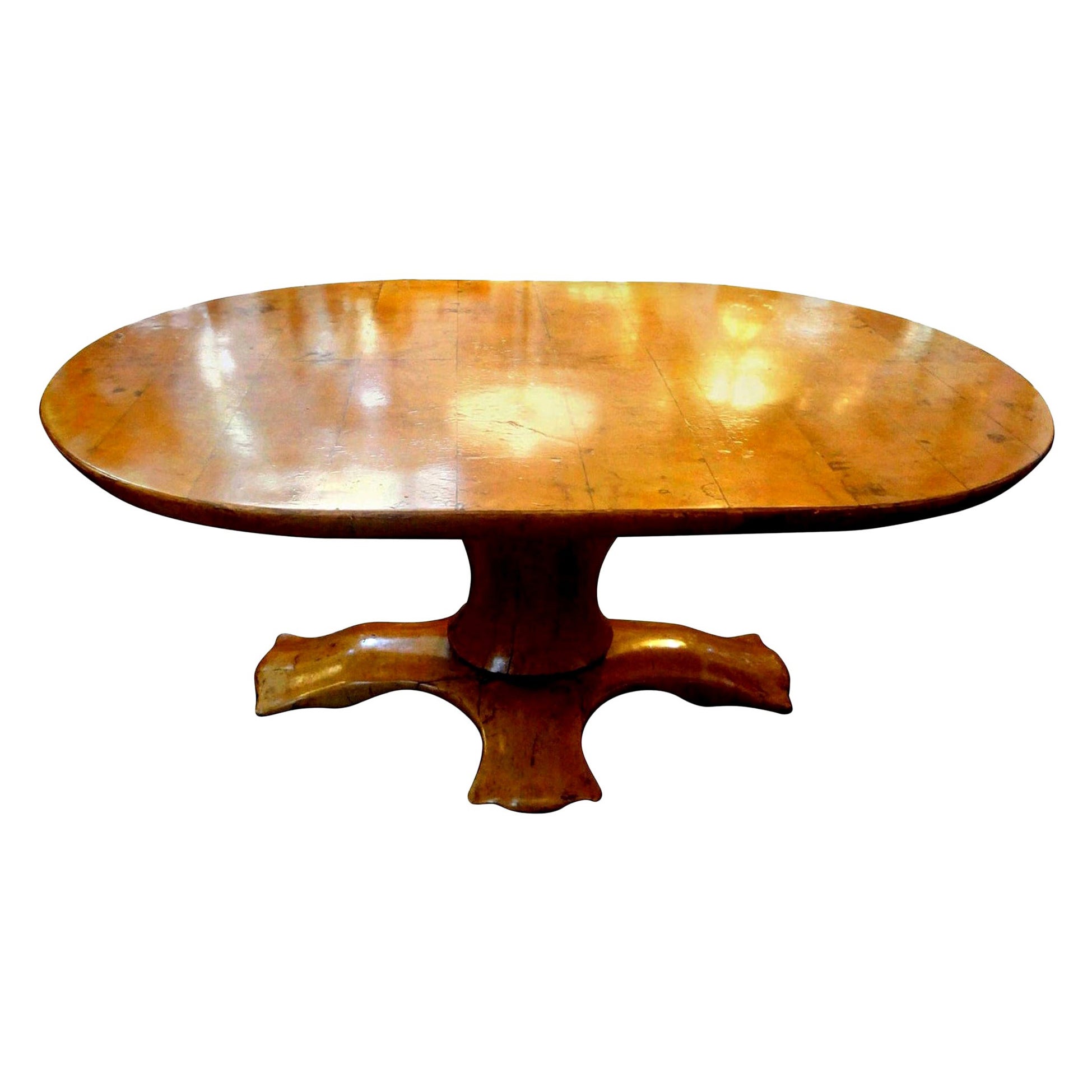 Exceptional Italian Organic Modern Center Table-Osvaldo Borsani Attributed