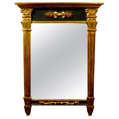Antique French Louis XVI Style Giltwood Mirror