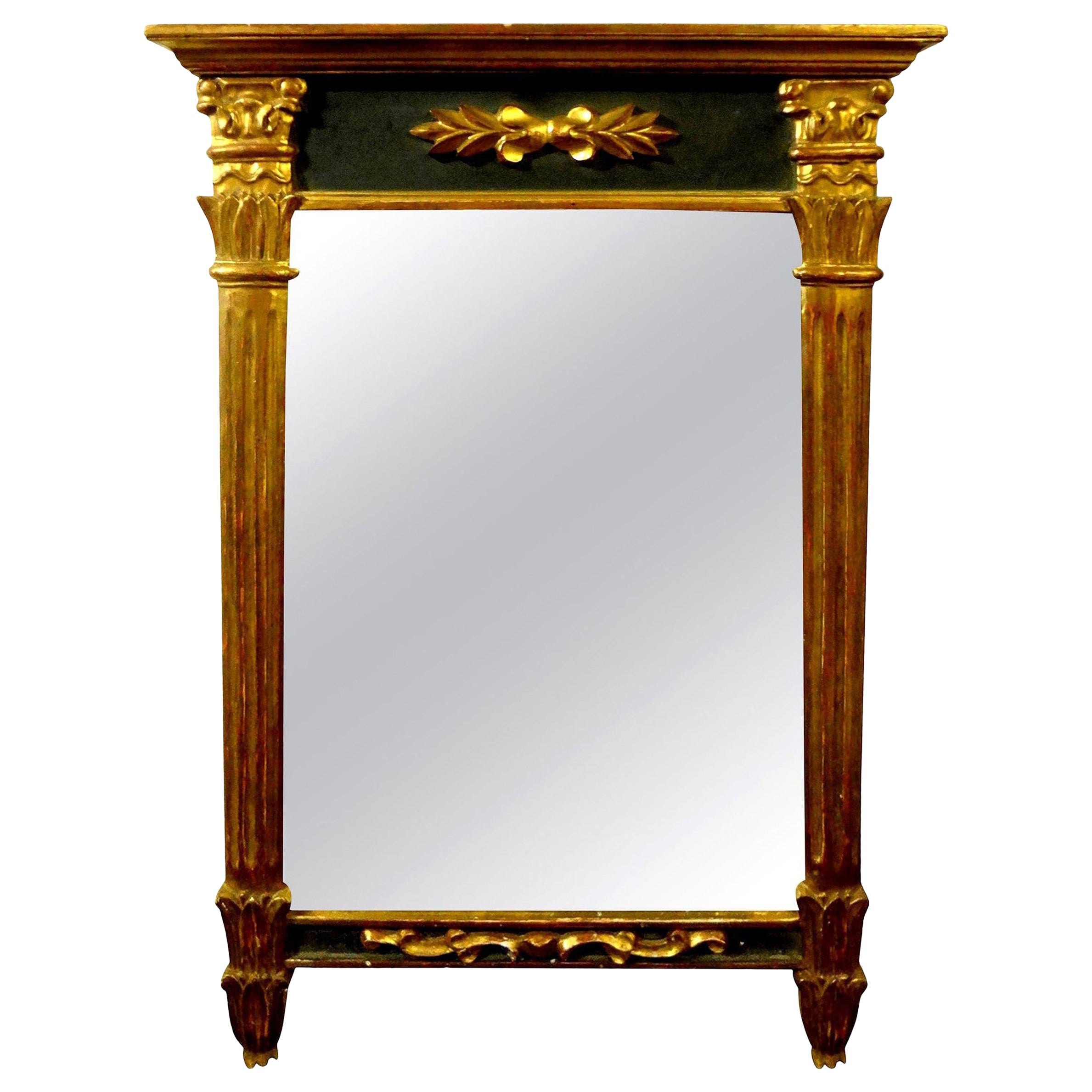 Antique French Louis XVI Style Giltwood Mirror
