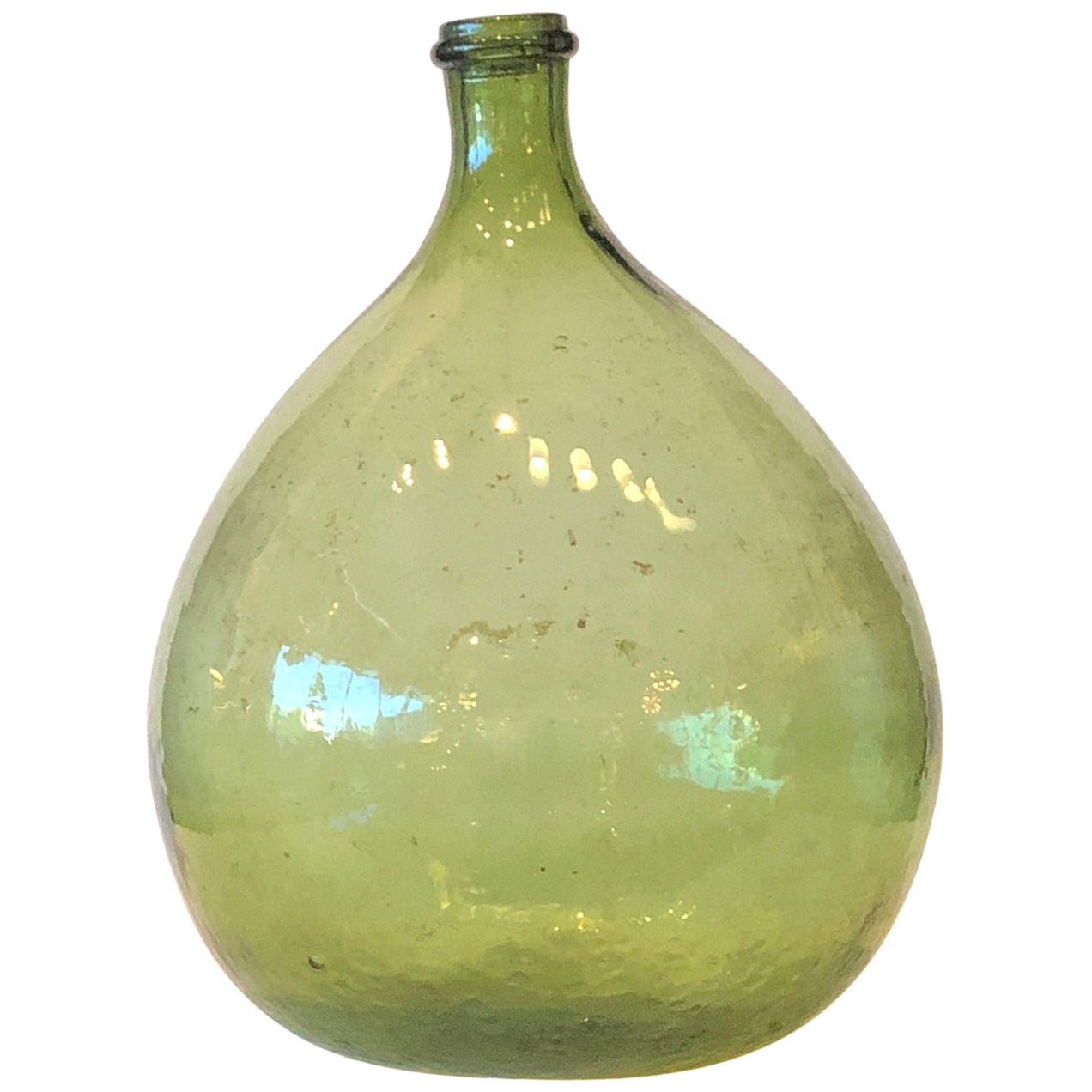 French Glass Wine Jug at 1stDibs