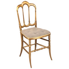 Delicate Chair in the Vintage Style of the 19th Century hand crafted
