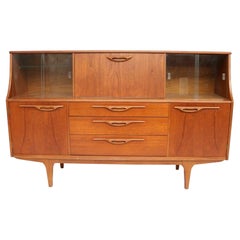 Mid-Century Modern Teak Sideboard, Highboard, Drinks Cabinet by Jentique, 60's