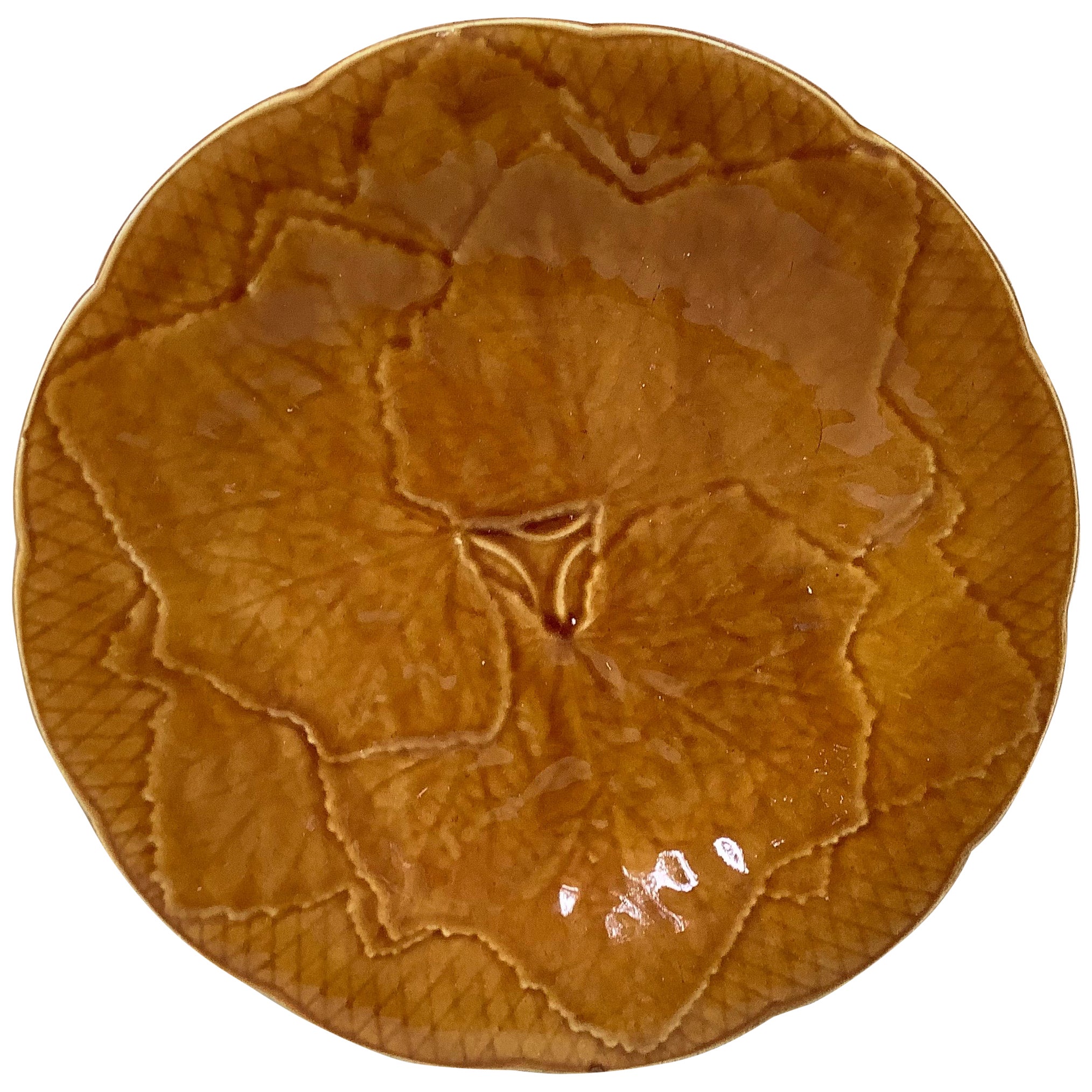 Set of Six Gien Daisy Plates at 1stDibs