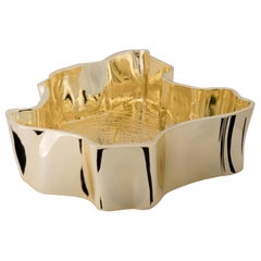 Modern Eden in Gold-Plated Vessel Sink by Maison Valentina
