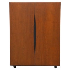 Vladimir Kagan for Grosfeld House Accessory Armoire Cabinet, 1950s, Signed