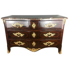 Antique 18th Century Louis XV Style Ormolu Mounted Bronze Bombe Commode by G. Przirembel