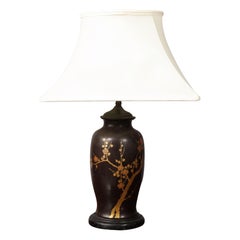 Japanese Inspired Bronze Lamp