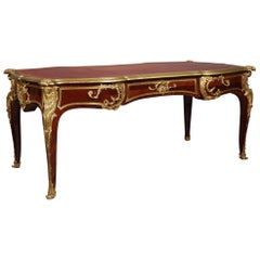 Used Important Louis XV Style Bureau Plat Attributed to G. Durand, France, Circa 1880