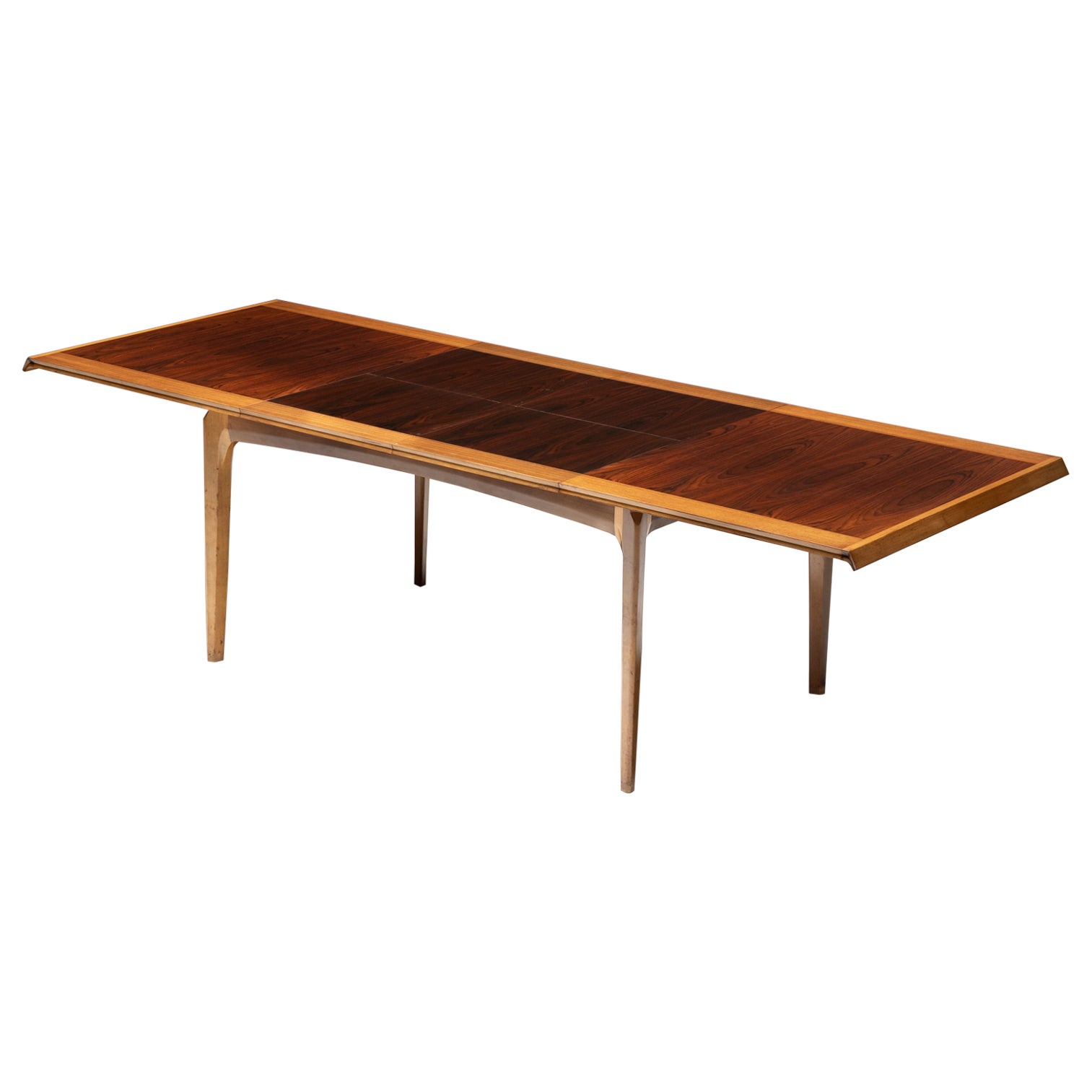 Madison Extendable Dining Table by Fred Sandra for De Coene, Belgium, 1960s For Sale