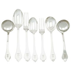 Sterling Silver Canteen of Cutlery for 12 Persons
