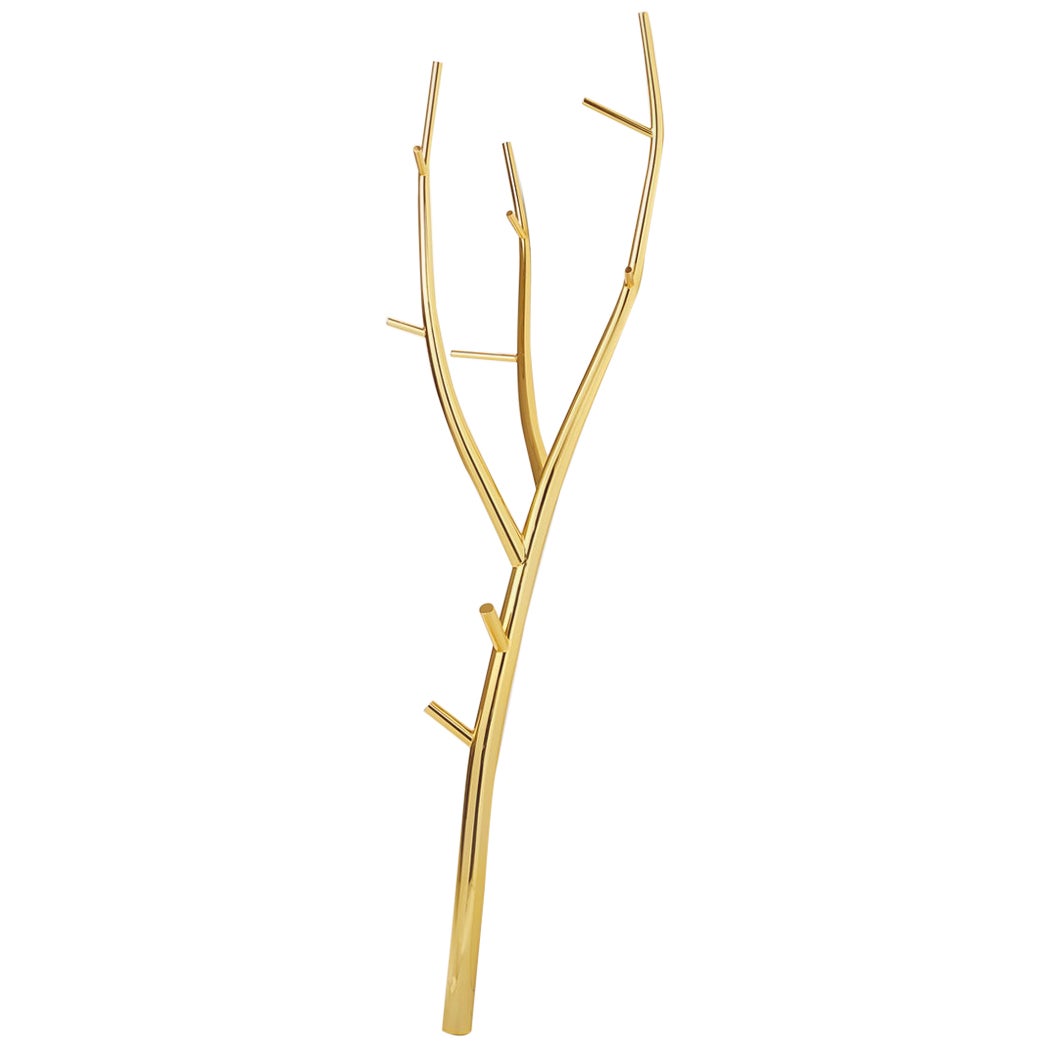 Golded Coat Hanger Gold Plated 24Karat or in Chrome Finish For Sale at