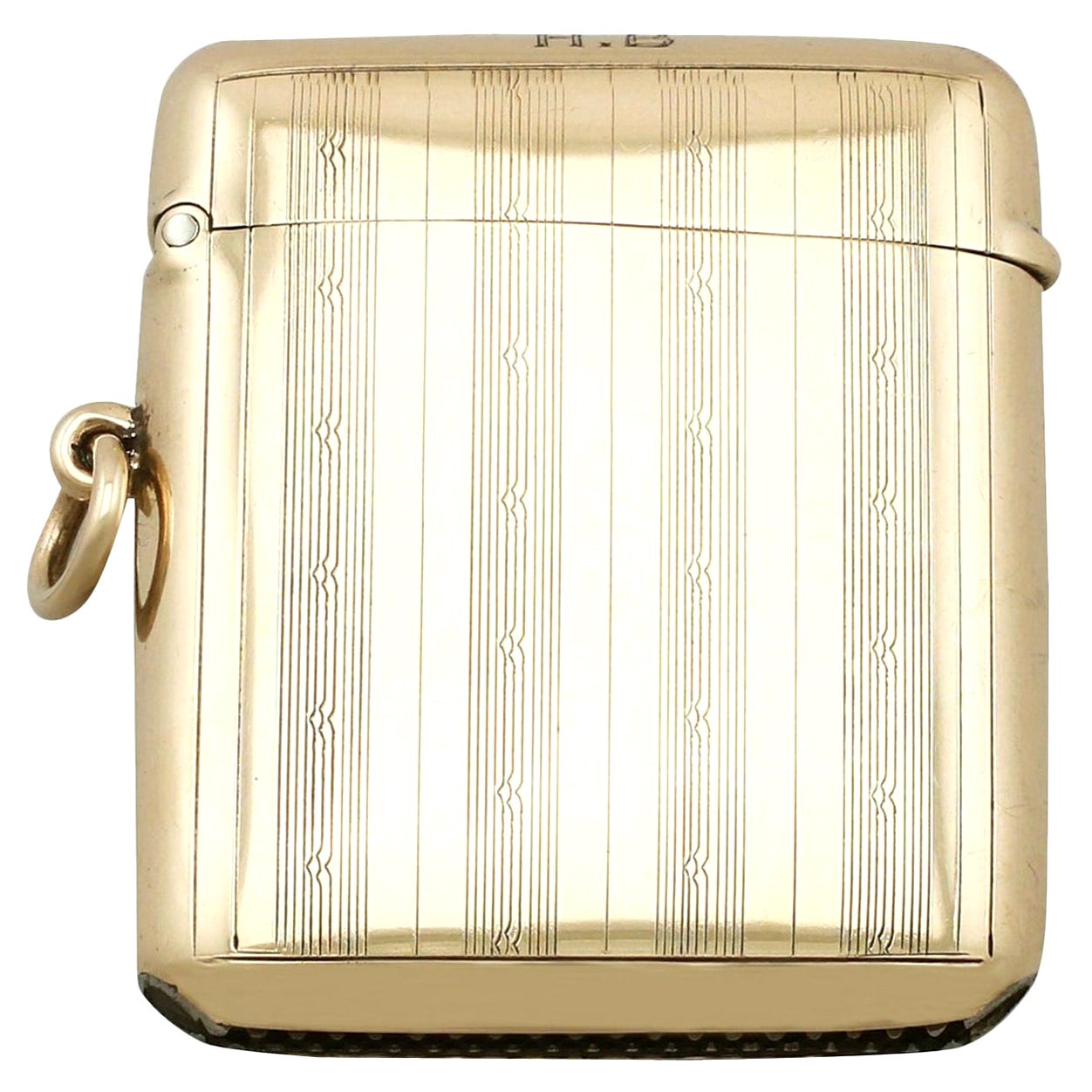 Antike 1920er Gelbgold Vesta Fall