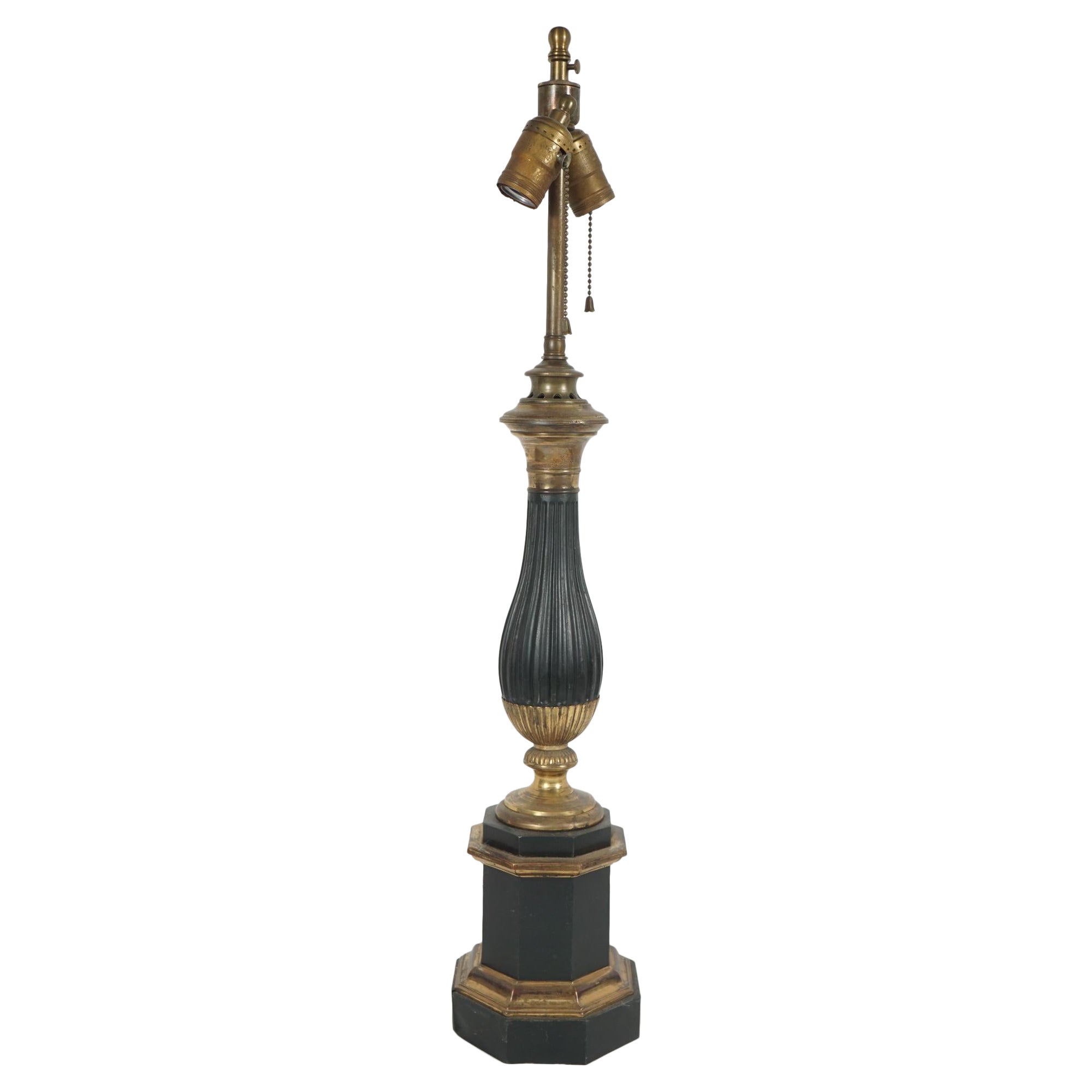 French 19th Century Tole Sinumbra or Carcel Lamp from the Estate of Bunny Mellon For Sale