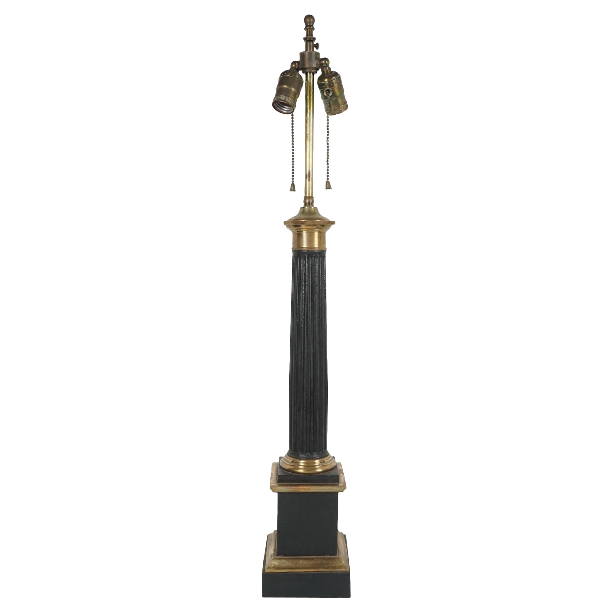 Tole Sinumbra français du 19ème siècle  Lampe de la succession de Paul et Bunny Mellon en vente