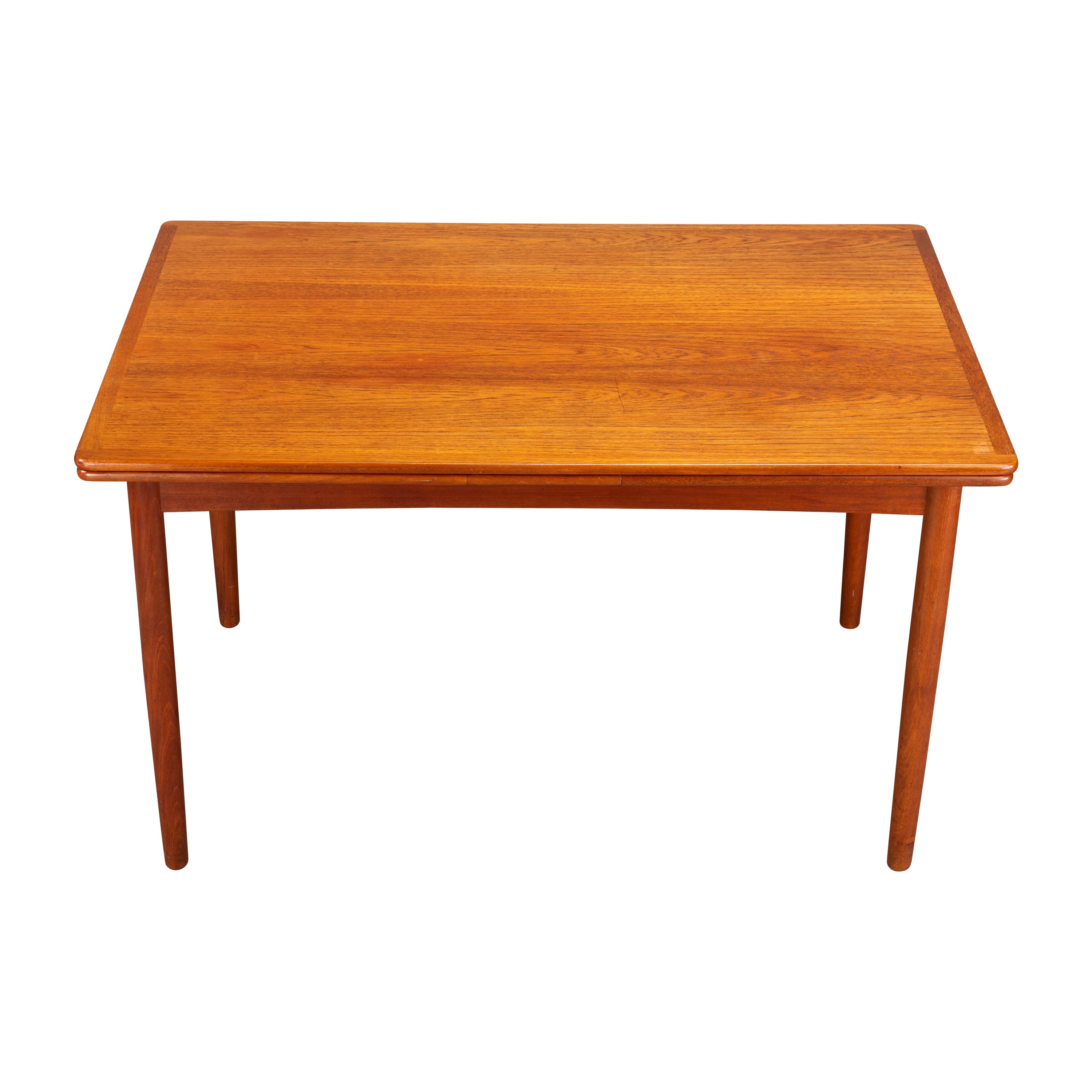 Midcentury Wooden Extendible Dining Table, Italy, 1960s For Sale at 1stDibs