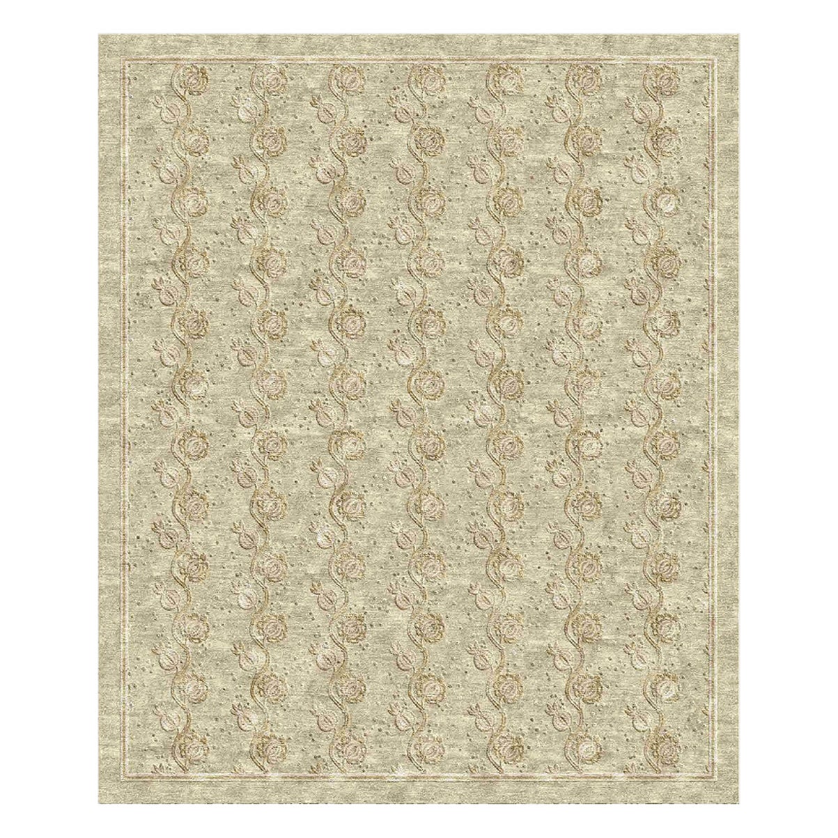 Fornasetti Hydrangea Leaf 'Ortensia' Rug For Sale at 1stDibs