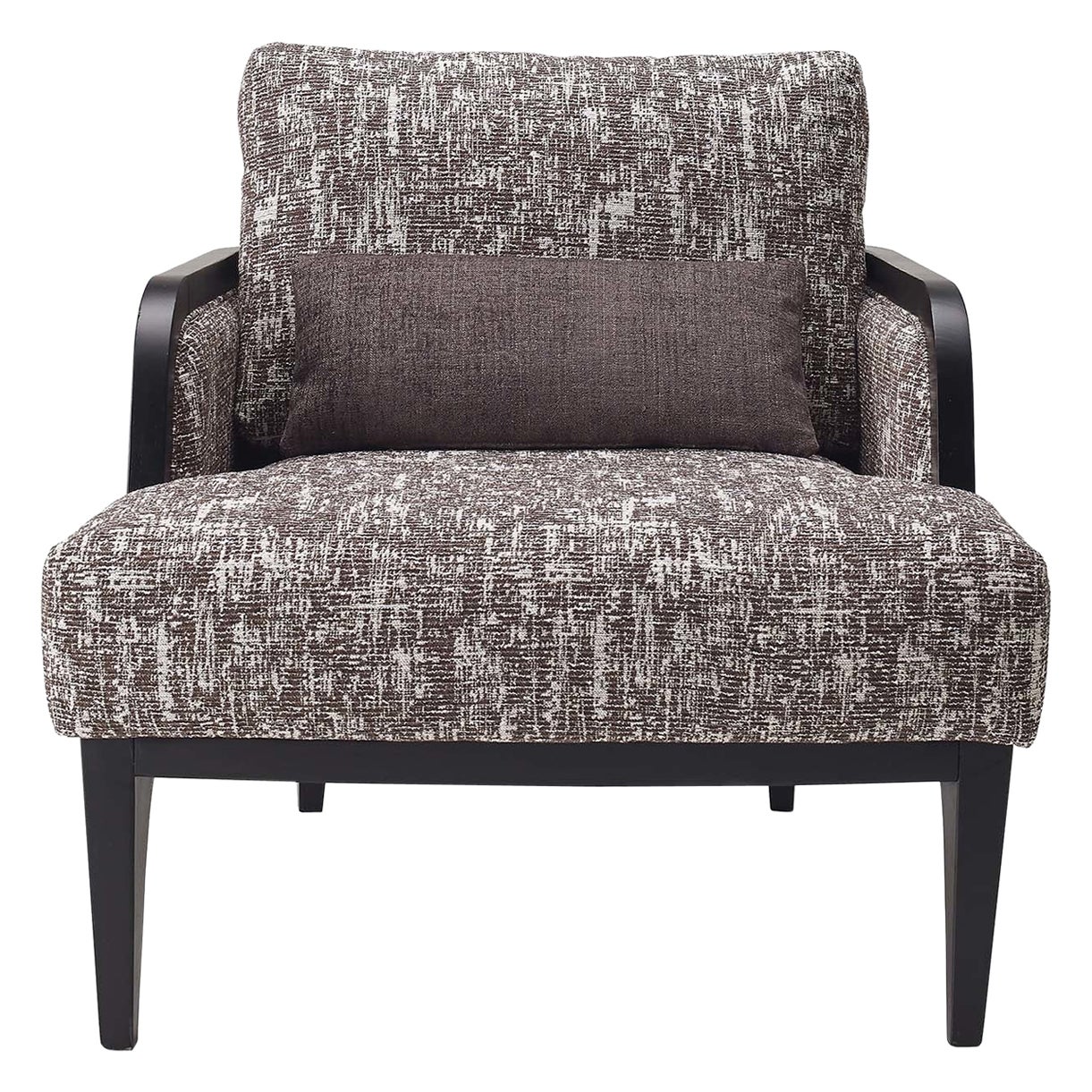 Brown Leather Armchair For Sale at 1stDibs