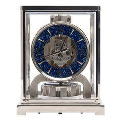 Jaeger-LeCoultre Rhodium-Plated Royale Atmos Mantel Clock, circa 1974