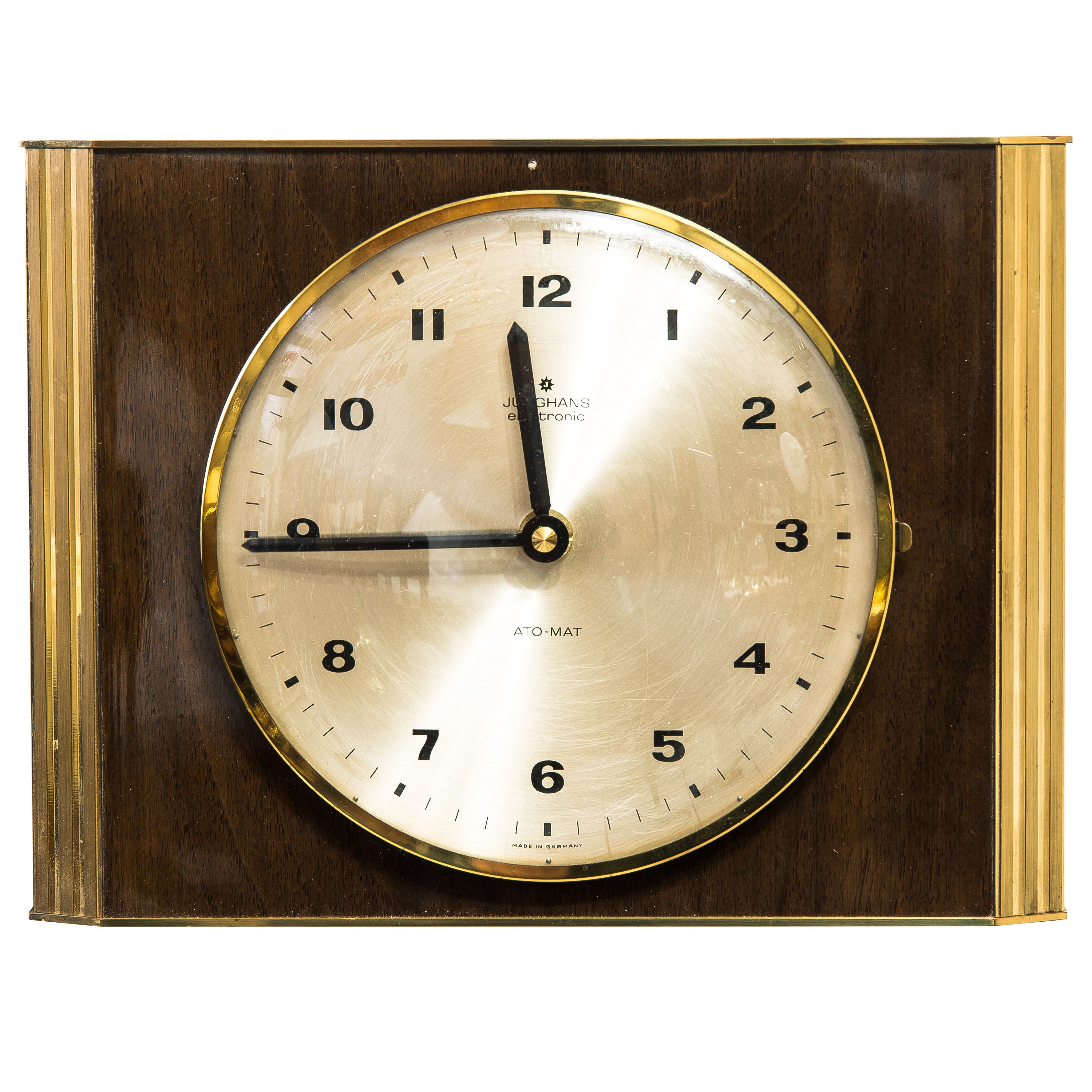 Antique German Junghans Mahogany Shelf or Mantel Clock, circa 1920 at