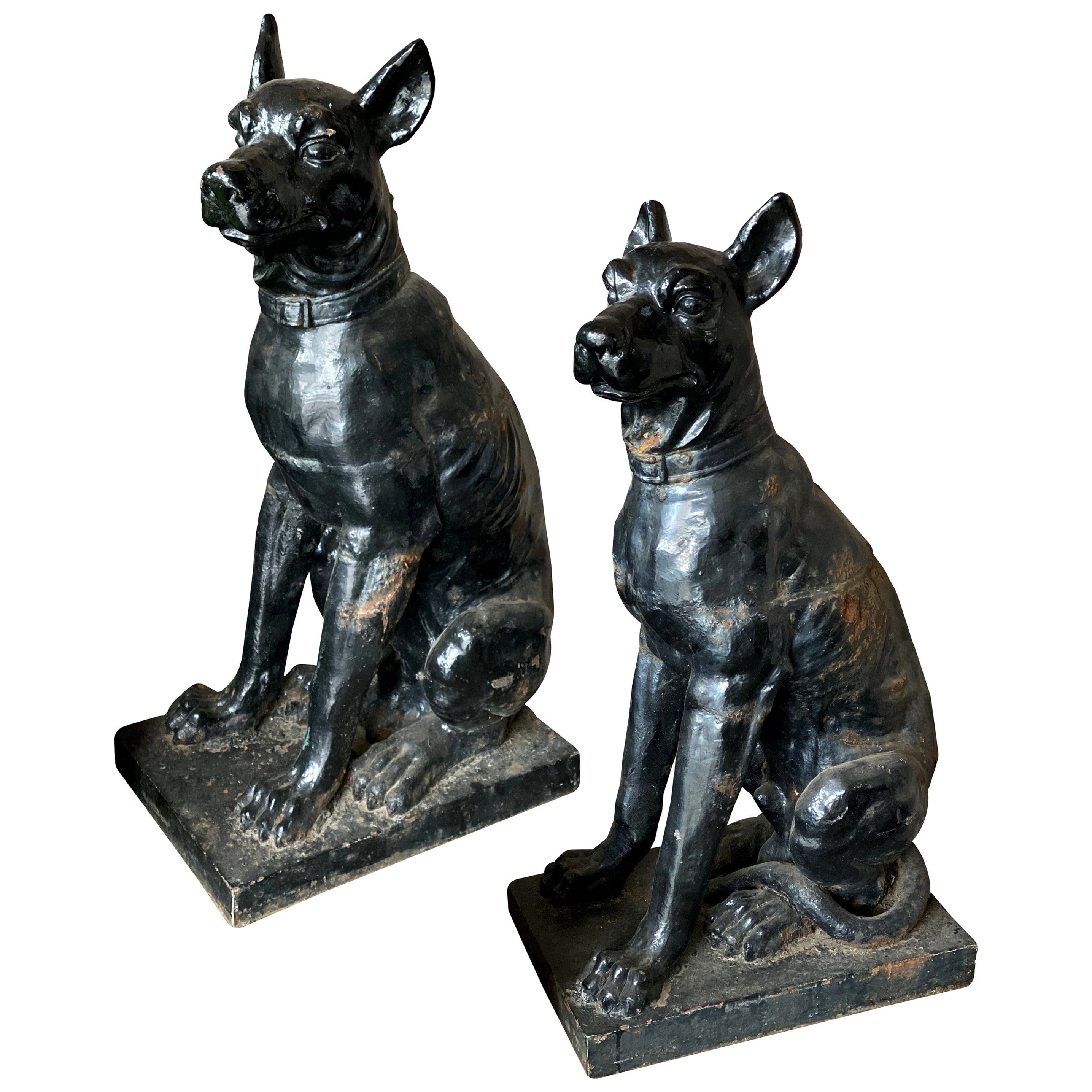 Dog Statue For Sale at 1stDibs