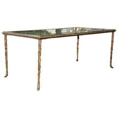 Maison Bagues Rare Bronze Table 1950