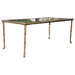 Rare Bronze Table by Maison Baguès, 1950 11