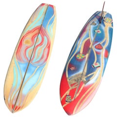 Skip Engblom Surfboard, Two-Sided Art by the Dogtown Z-Boys, Zephyr Founder