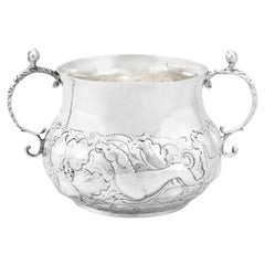 Antique Sterling Silver Porringer