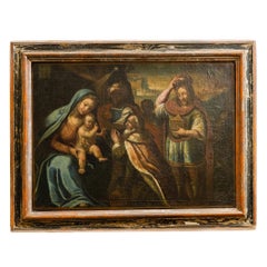 Antikes italienisches Nativity-Gemälde