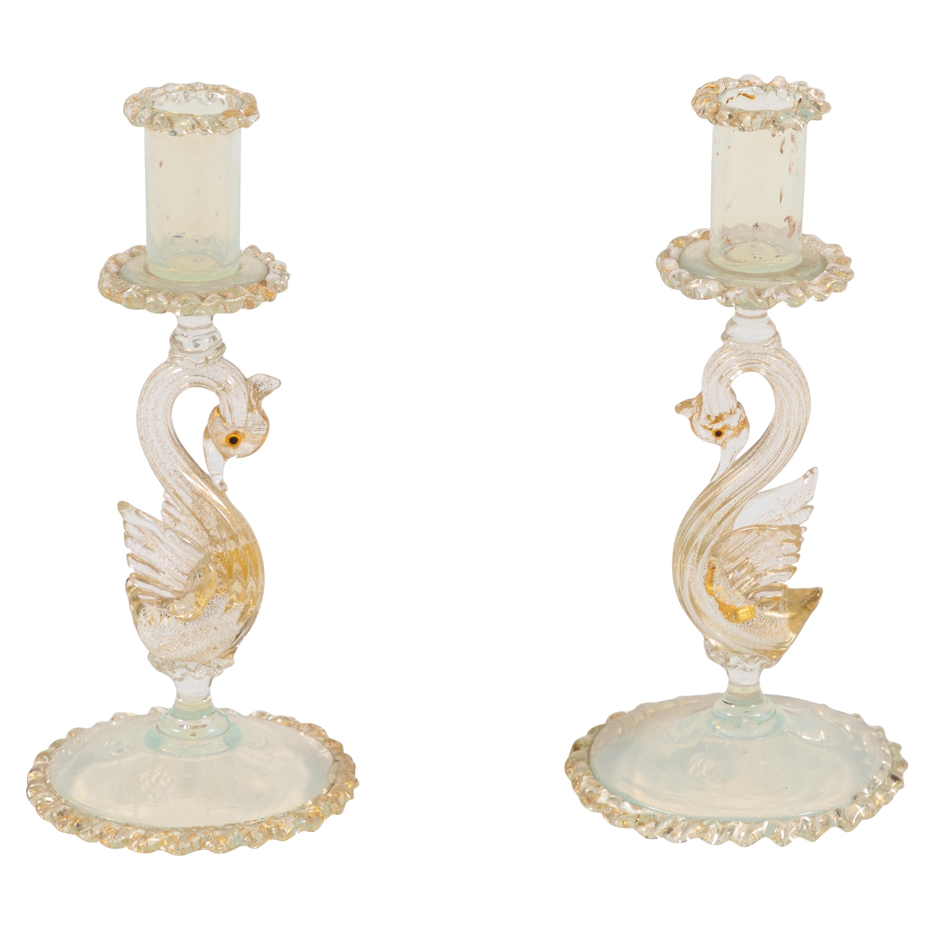 1950s Murano Candlesticks For Sale
