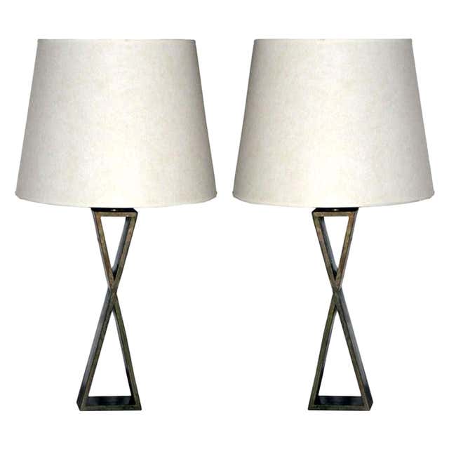 Pair of French Modern Neoclassic Iron