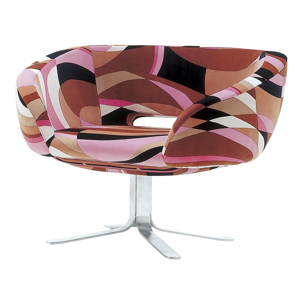 Im Angebot: Patrick Norguet Rive Droite in Pucci-Polsterstoff für Cappellini, Multi (PUCCI Velvet M01)