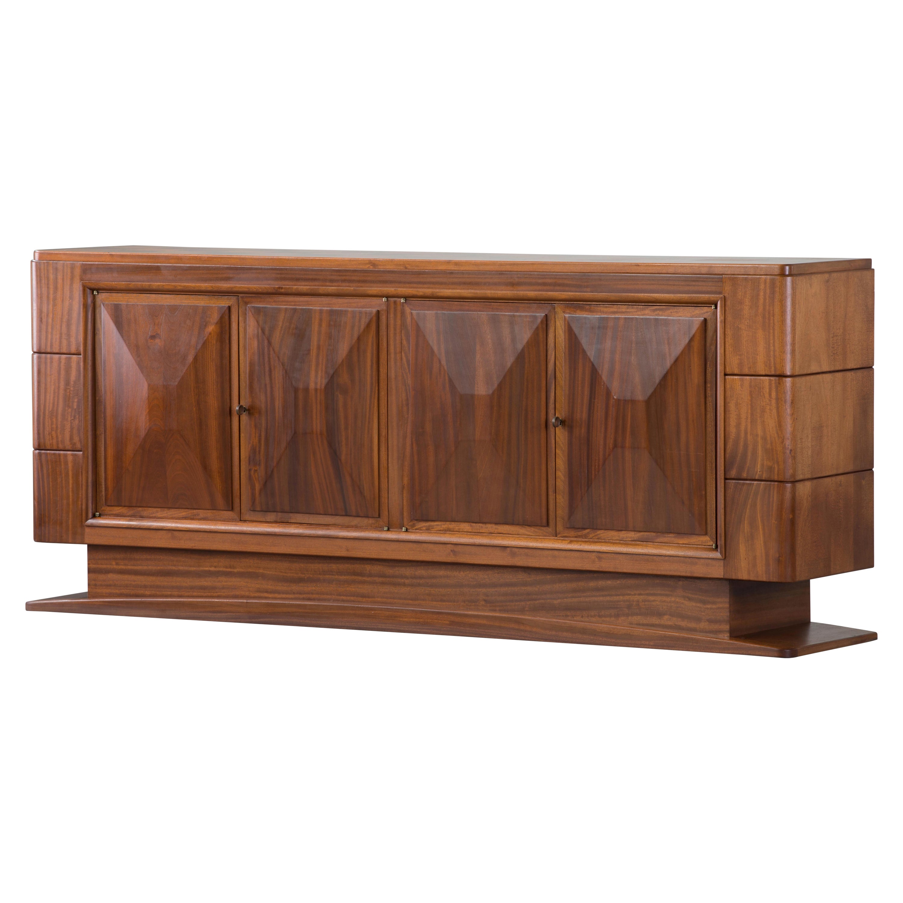 Antique Solid Mahogany Sideboard Buffet by Drexel at 1stDibs
