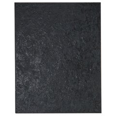 Louis Papp, Large Scale Black Abstract Painting