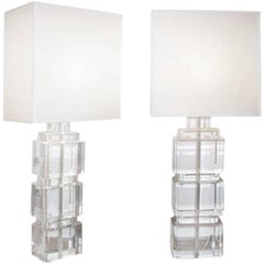 Paramount Lamp in Lucite