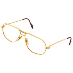 Cartier, Cartier Frames, C 1970, Gold Frames, Cartier Gold Eye Glasses, Vintage
