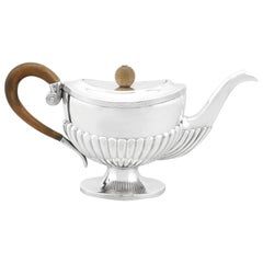 Antique 1829 Dutch Silver Teapot