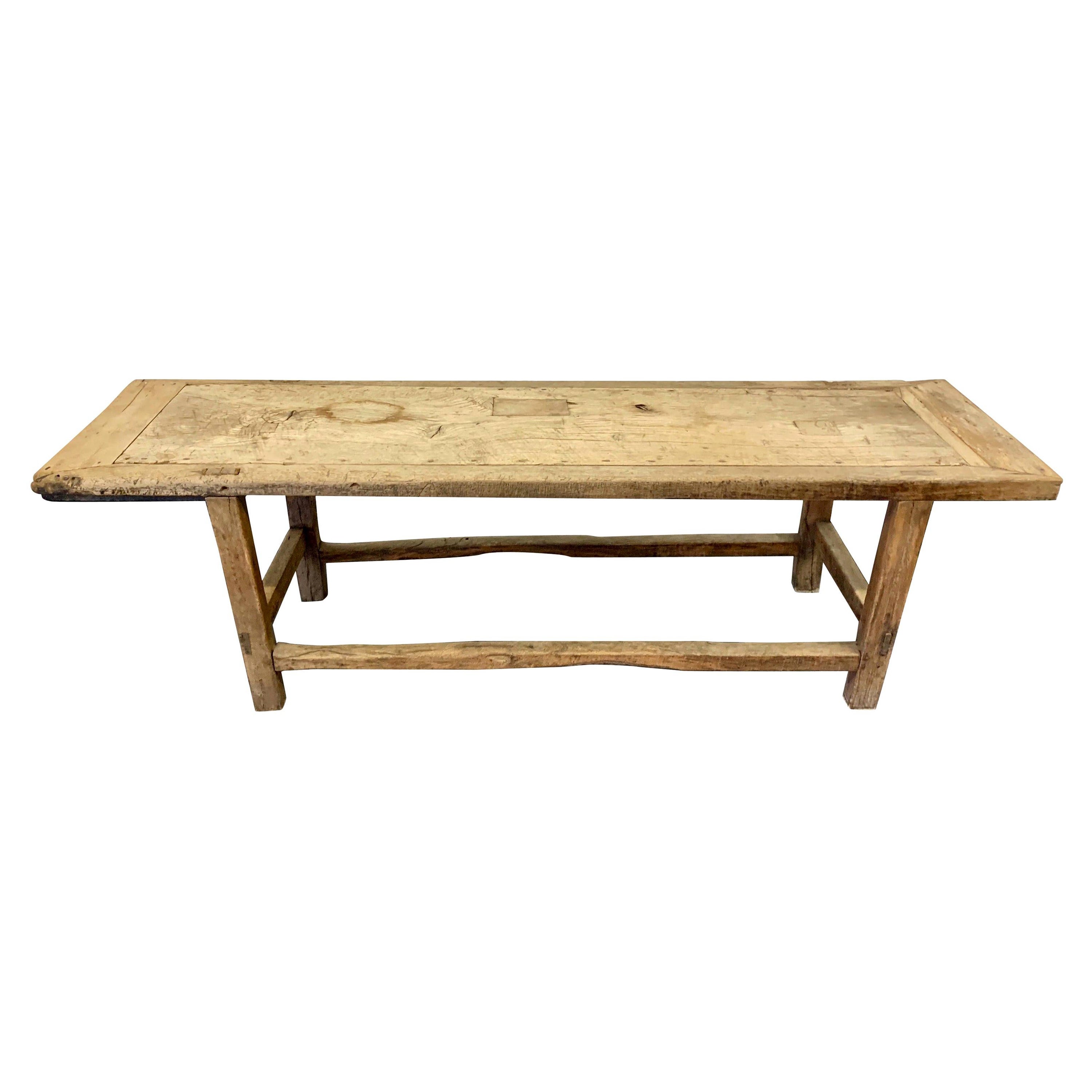 Organic Farm or Work Table from 18th Century, France For Sale