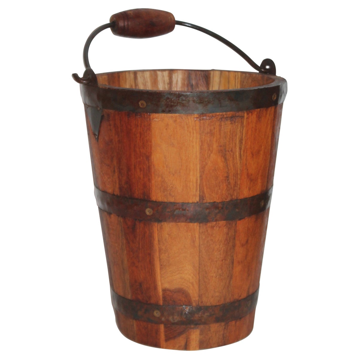 Rare and Unusual Large Firkin/bucket W/lid From New England at 1stDibs