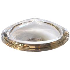 Rare Tiffany & Co. Glass Bowl, Inscribed 'Tiffany & Co. Ward Bennett Design