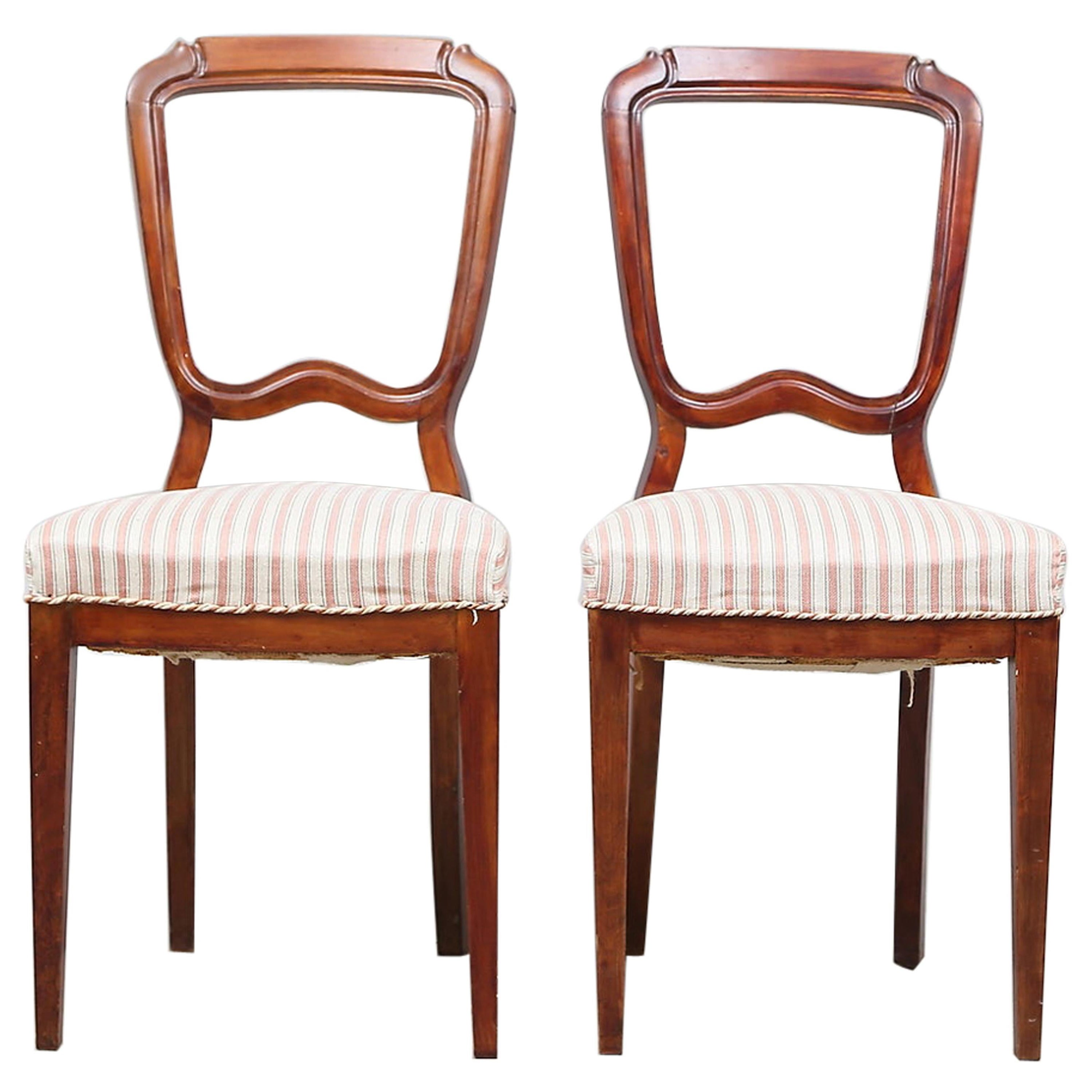 Pair of Chairs, Late 19th Century