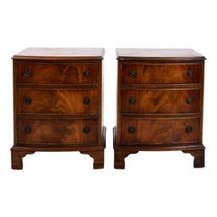 Pair of English Mahogany Side Tables