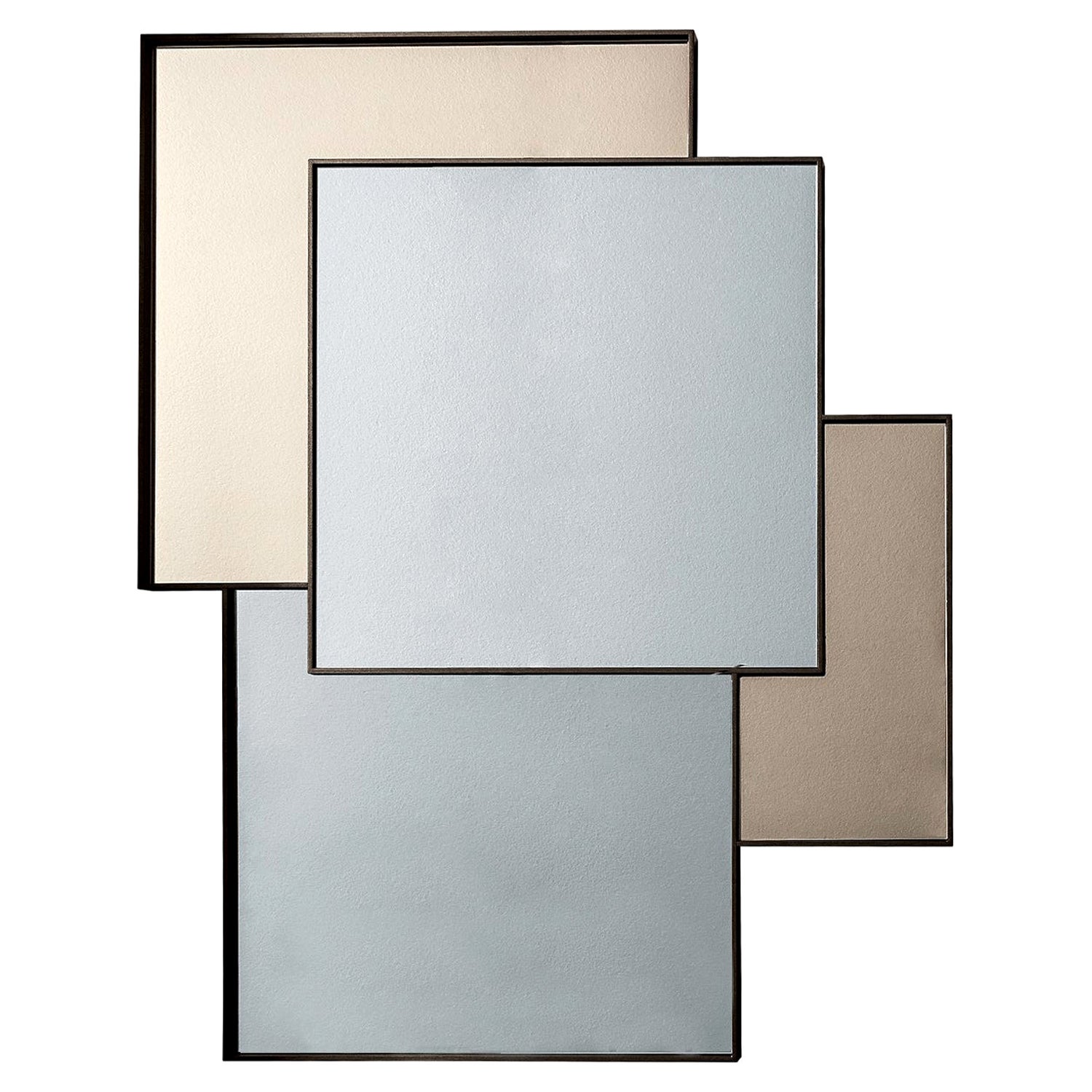 In Stock in Los Angeles, Clessidra Pink Wall Mirror, Made in Italy For