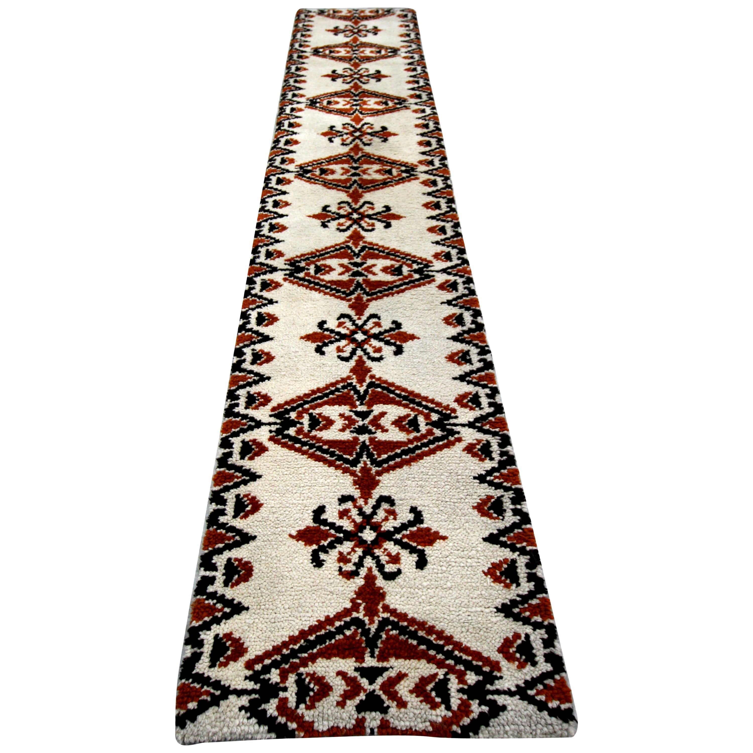 Vintage Rya Scandinavian Rug at 1stDibs