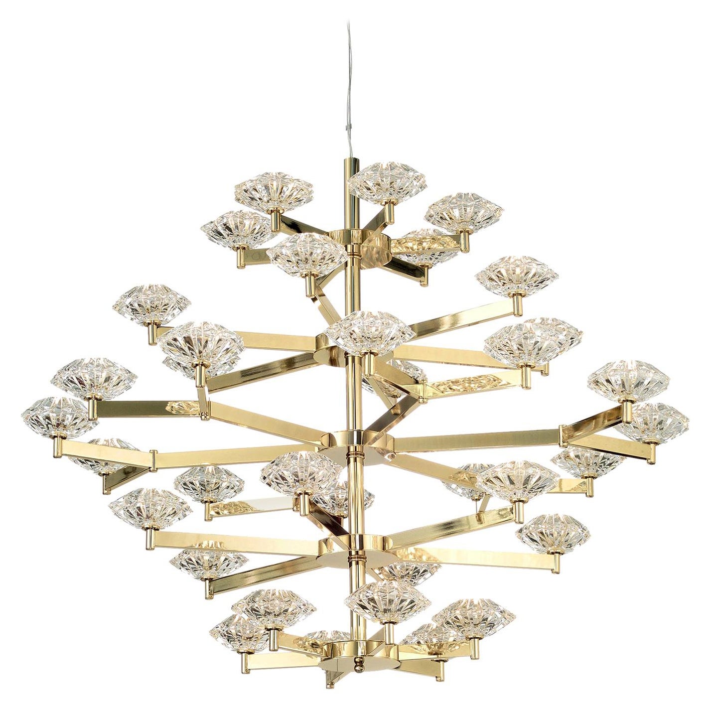 Cognac Chandelier For Sale