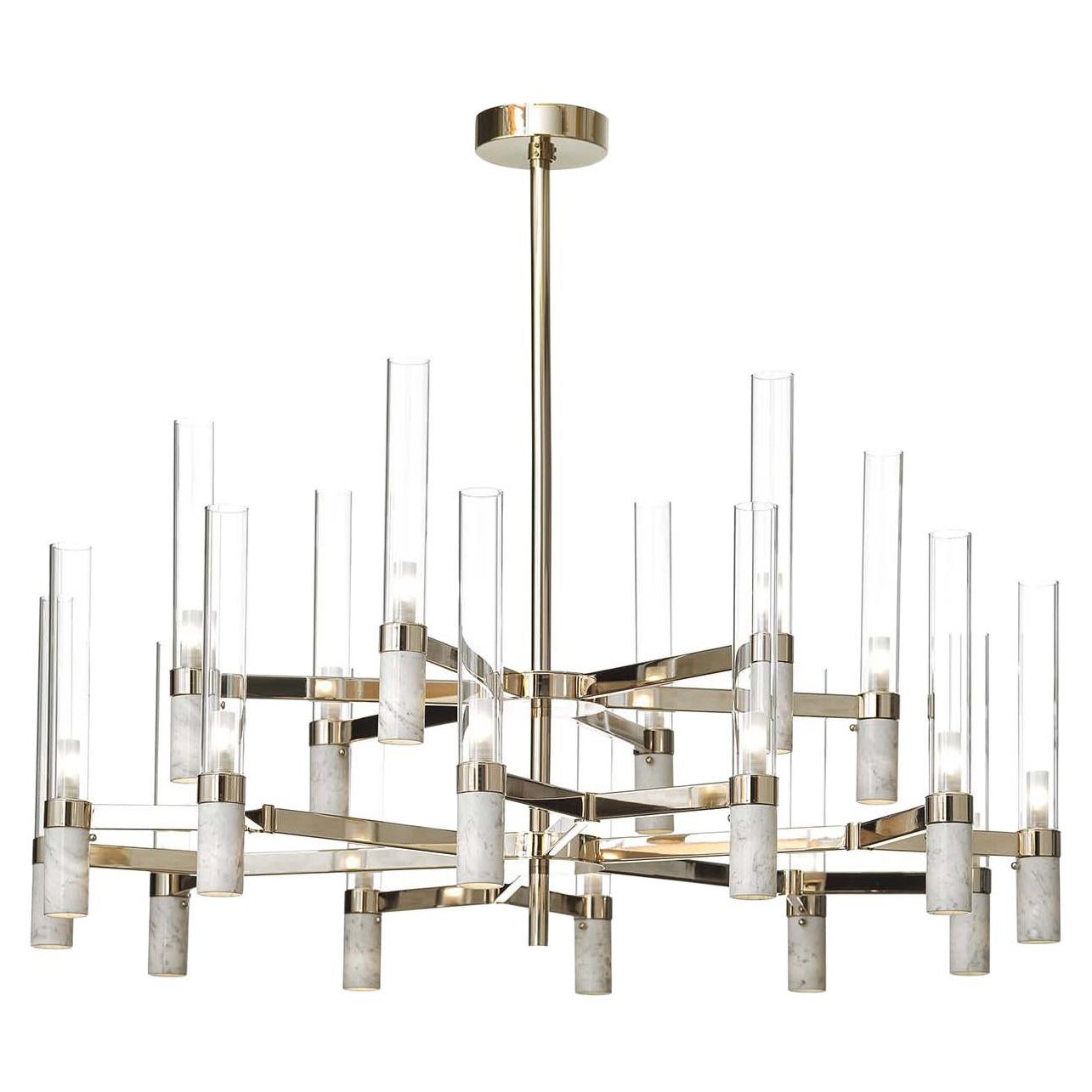 Carrara Marble Large Chandelier